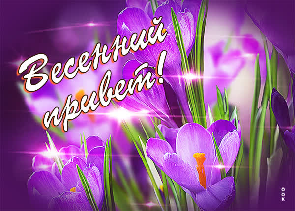 Postcard чудесная открытка весенний привет