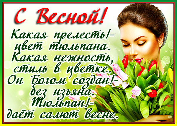 Картинка для тебя свежие тюльпаны