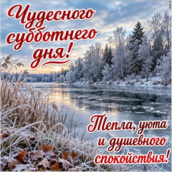 Postcard картинка чудесного субботнего дня