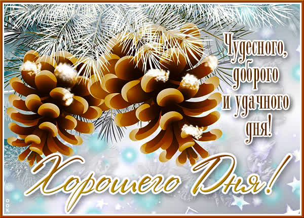 Postcard картинка чудесного,доброго и удачного дня!