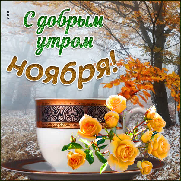 Postcard картинка доброе утро клевого дня