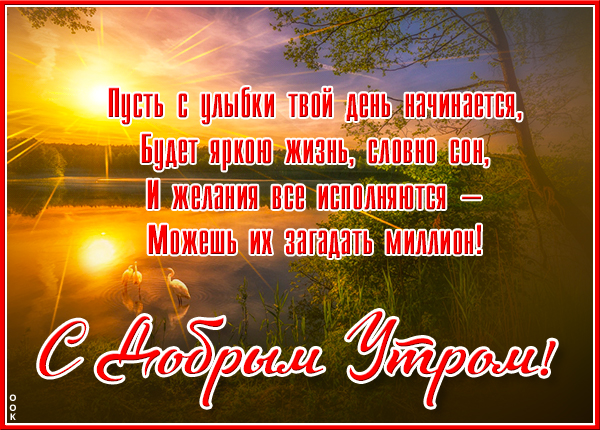 Открытка картинка доброе утро пусть день сложится удачно