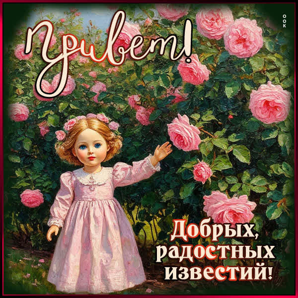 Picture картинка добрых, радостных известий и привет