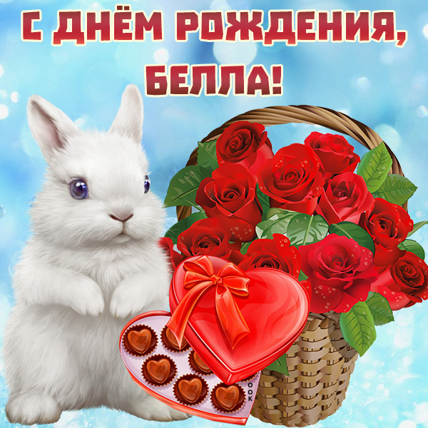 Картинка картинка поздравляю с днем рождения белла