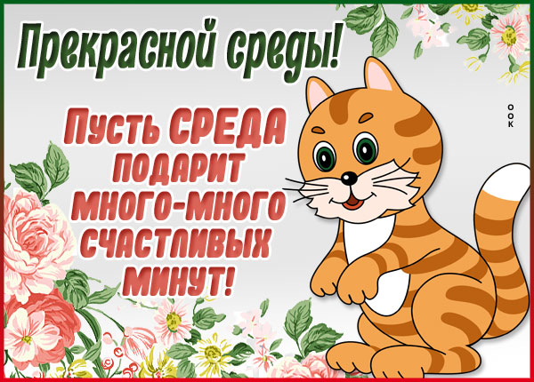 Картинка картинка прекрасной среды с текстом