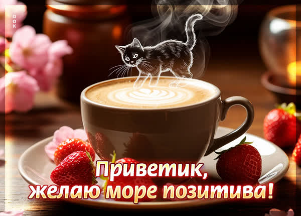 Picture картинка приветик, желаю море позитива