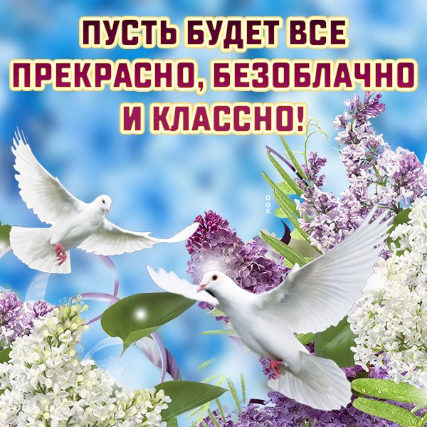 Картинка картинка пусть будет все прекрасно, безоблачно и классно