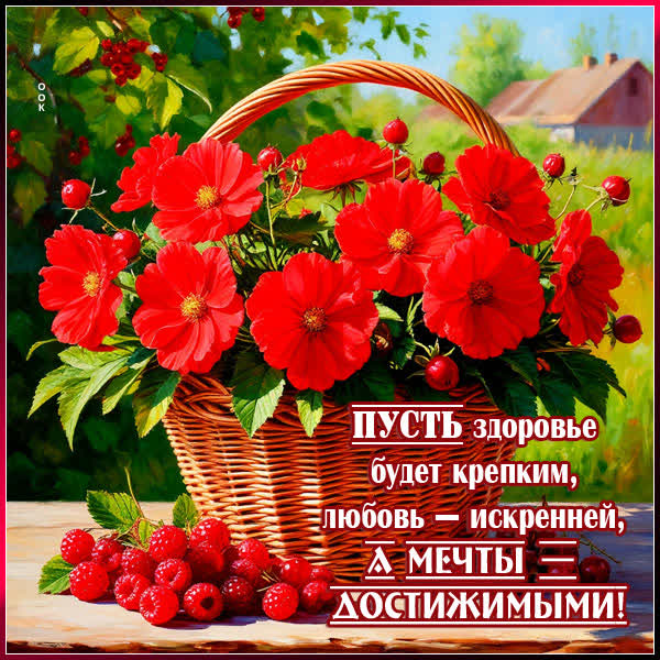 Postcard картинка пусть крепким будет здоровье