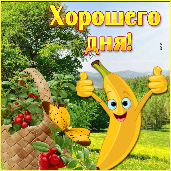 Открытка картинка пусть ярким будет каждый день