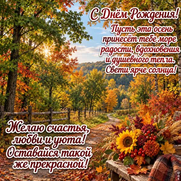 Picture картинка с днем рождения женщине