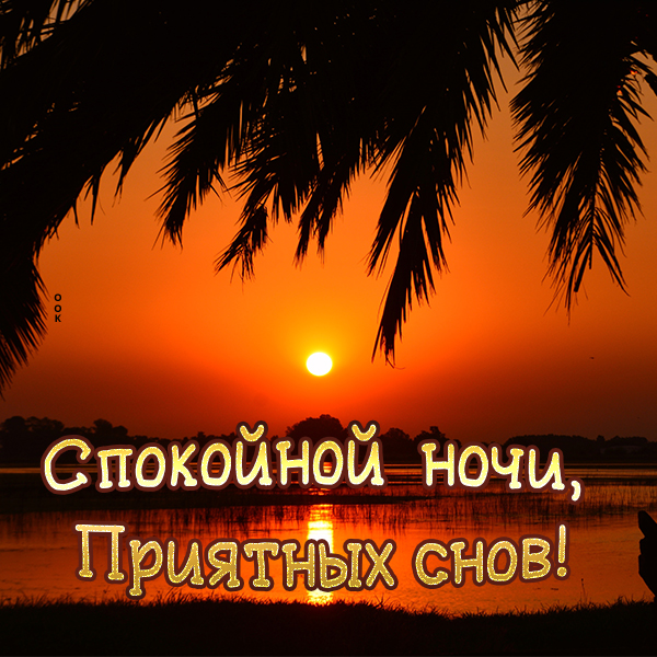Открытка картинка спокойной ночи и приятных снов