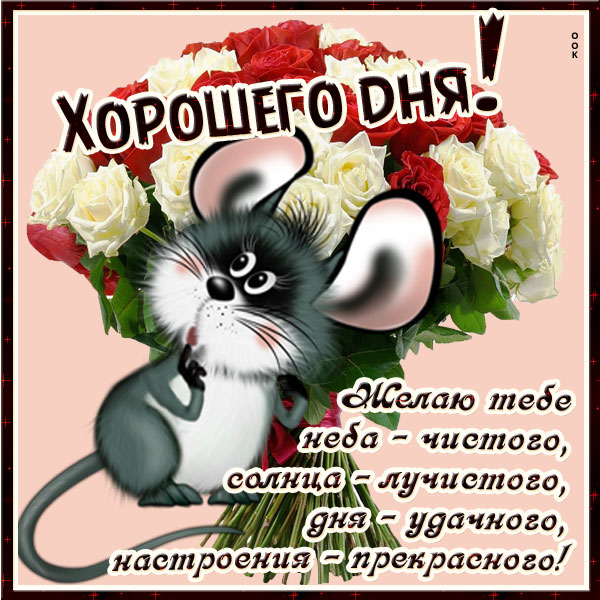 Открытка картинка удачного дня