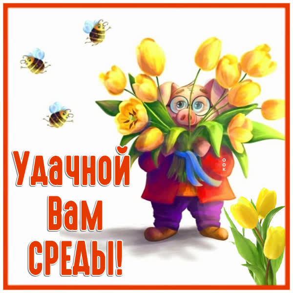 Postcard картинка удачной среды