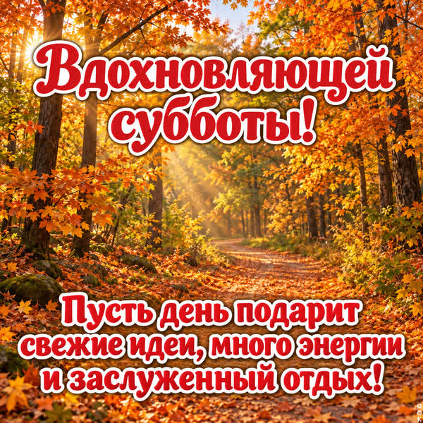 Picture картинка вдохновляющей субботы