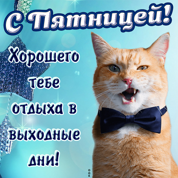 Открытка картинка веселой пятницы