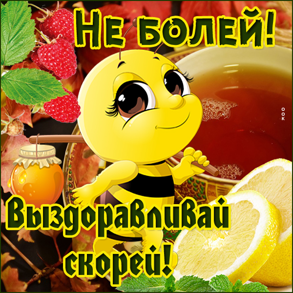 Картинка картинка выздоравливай скорей