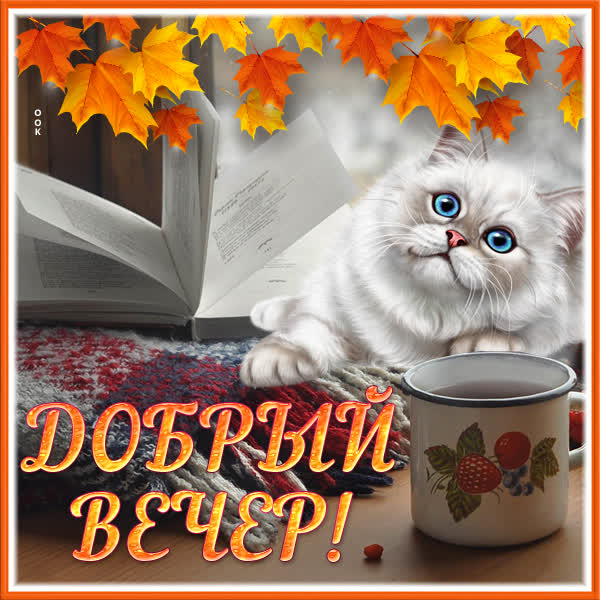 Postcard милая картинка добрый вечер