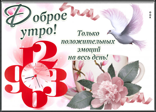 Открытка необычная открытка доброе утро