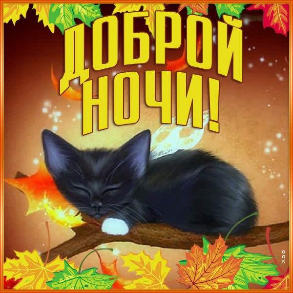 Postcard очаровательная открытка доброй ночи