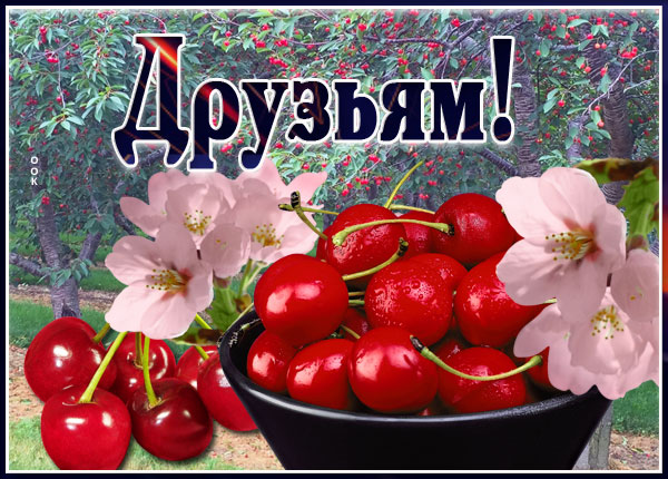 Картинка очаровательная картинка друзьям