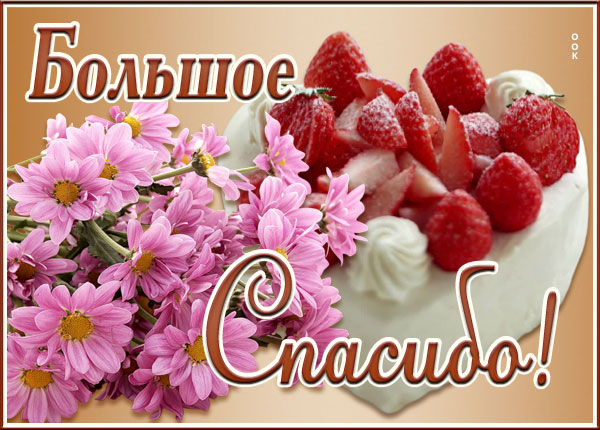 Картинка открытка большое спасибо