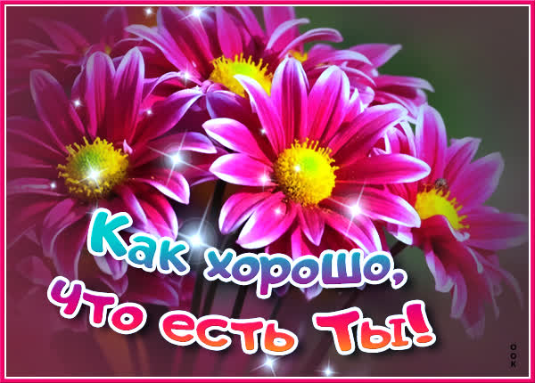 Postcard открытка букетик для тебя