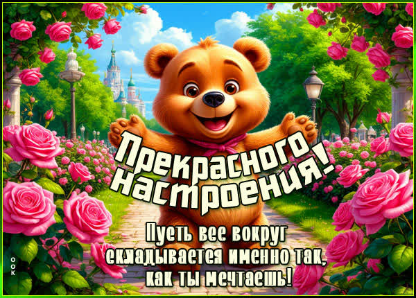 Picture открытка чудесного настроения и пусть все будет хорошо