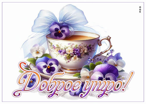 Postcard открытка доброе утро