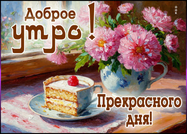 Picture открытка доброе утро, прекрасного дня