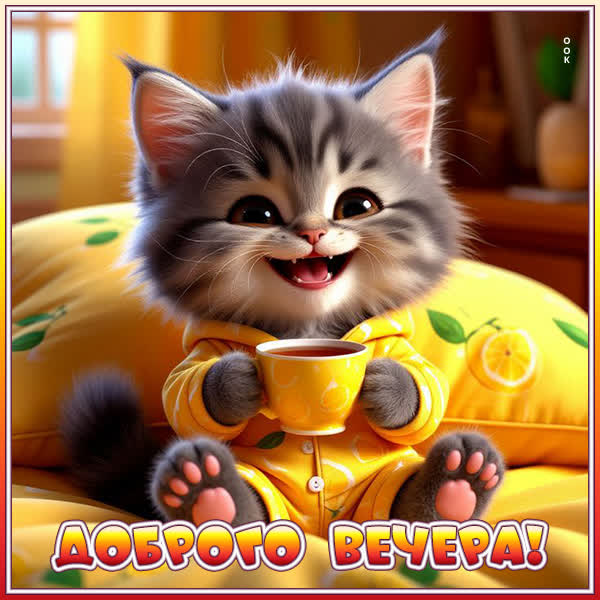 Picture открытка доброго и милого вечера