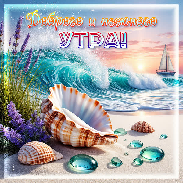 Postcard открытка доброго и нежного утра