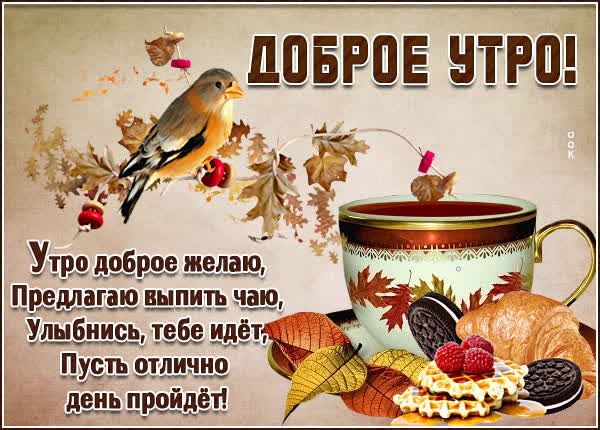 Picture открытка доброго и радостного утра