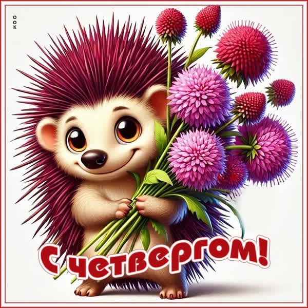 Postcard открытка классного четверга и настроения