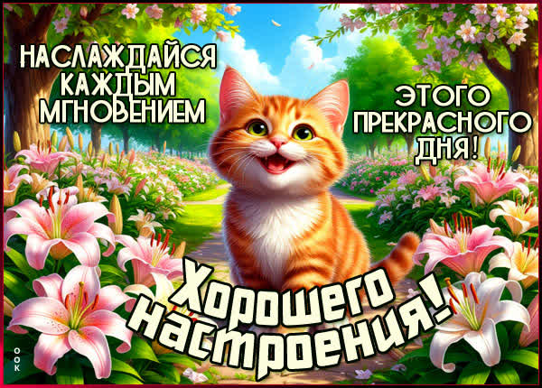 Picture открытка наслаждайся каждым мгновением