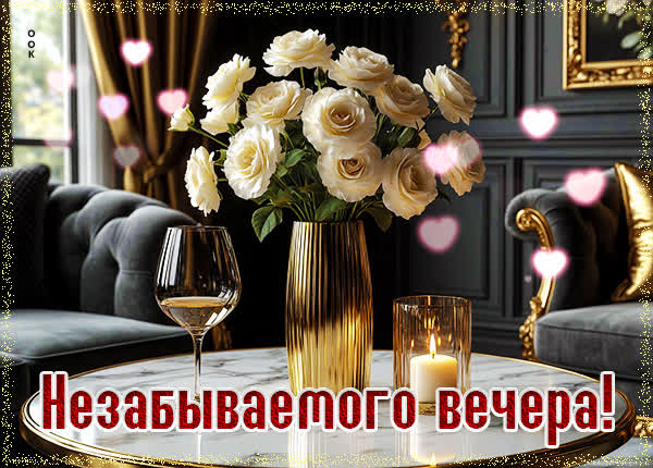 Picture открытка незабываемого вечера