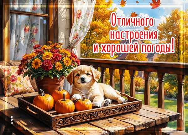 Picture открытка отличного настроения и хорошей погоды