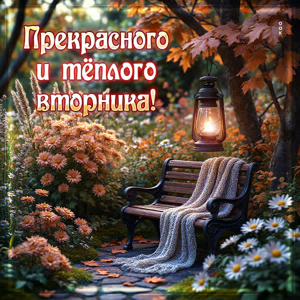 Postcard открытка прекрасного и теплого вторника