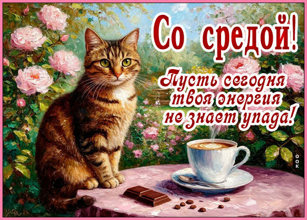 Picture открытка пусть энергия не знает упада, хорошей среды