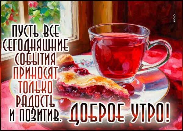 Picture открытка пусть этим утром все приносит радость