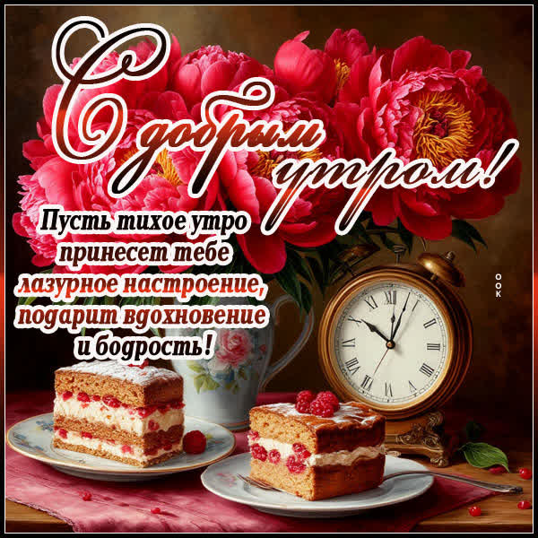Picture открытка с добрым милым утром