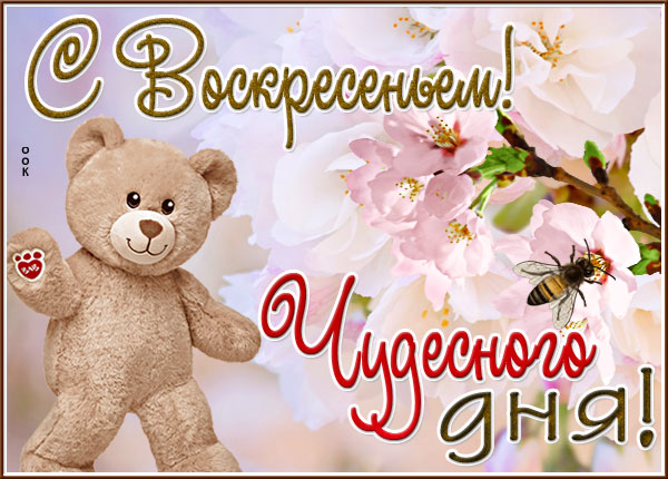 Картинка открытка с воскресеньем, хорошего отдыха