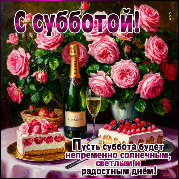 Picture открытка солнечной субботы и позитива