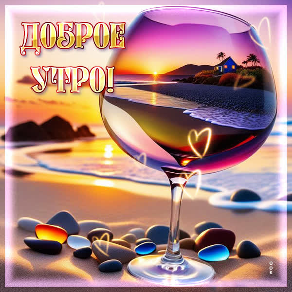 Postcard открытка вот и утро наступило