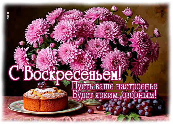 Picture открытка яркого воскресенья и хорошего настроения