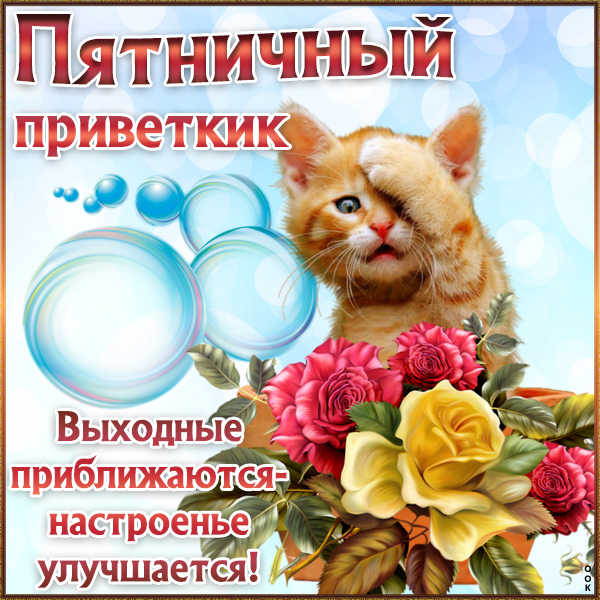 Прикольная Картинка с пятницей