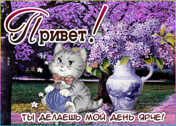 Picture светлая открытка привет