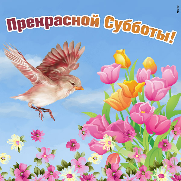 Картинка весенняя картинка с субботой