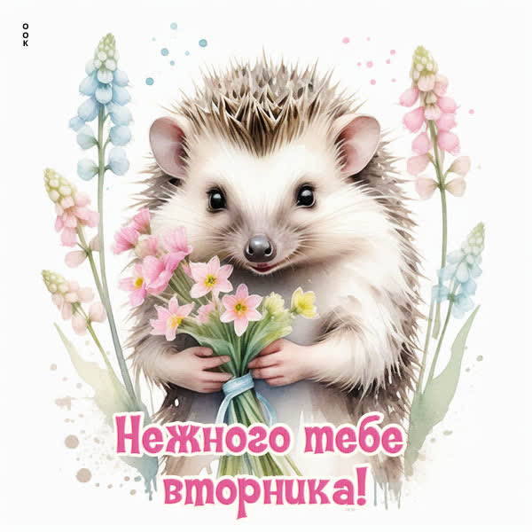 Picture жизнерадостная открытка нежного тебе вторника