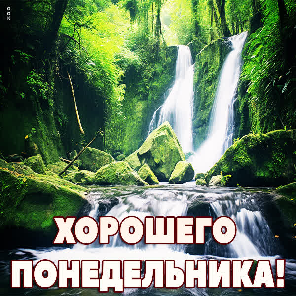 Postcard жизнерадостная открытка хорошего понедельника