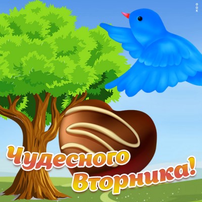 Открытка чудесная картинка с вторником